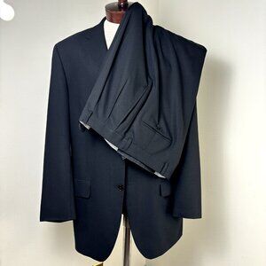 ULTIMO Uomo Men's Suit 42L Black Wool 2-Piece: Blazer & Dress Pants 36x31 Canada